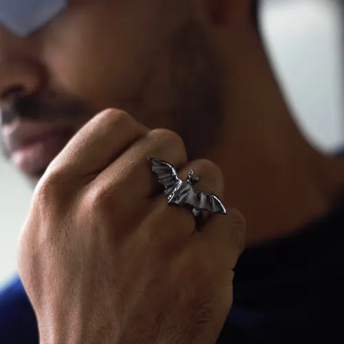 Anillo Murciélago Noir